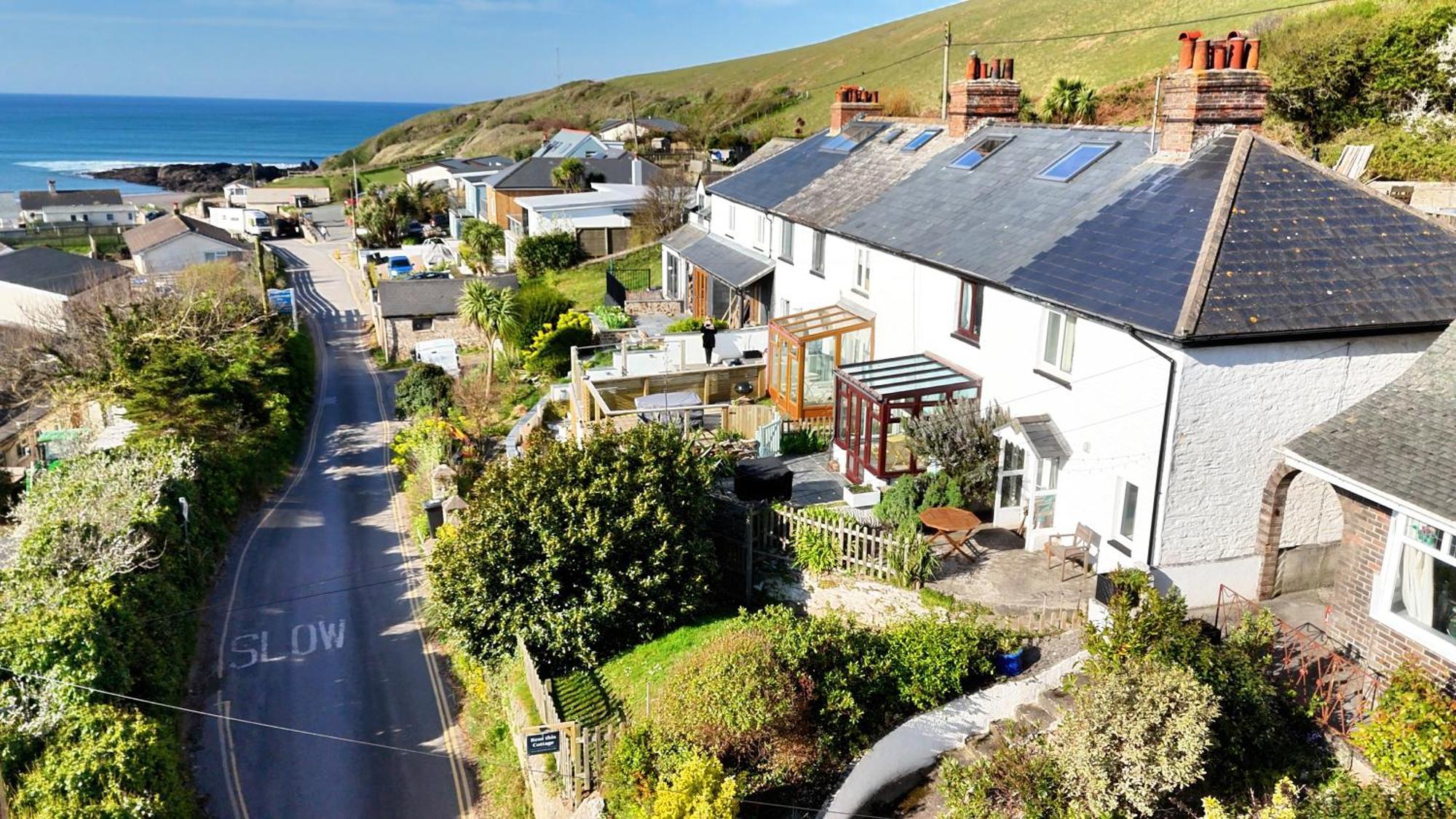 Cosy Beachside Cottage Bigbury Exteriör bild